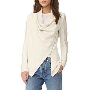 BlankNYC Taupe Cowl Neck Jacket
